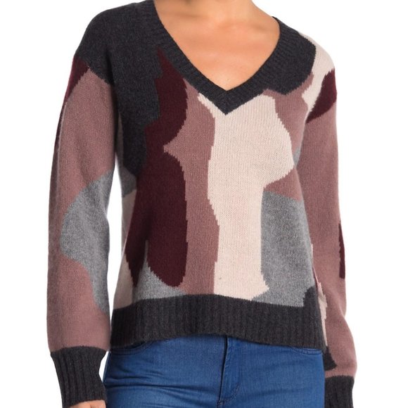 Skull Cashmere Cayenne Camo Sweater XS - Picture 2 of 8